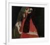 Cardinal and Nun (Caress)-Egon Schiele-Framed Art Print