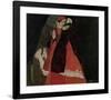 Cardinal and Nun (Caress)-Egon Schiele-Framed Art Print