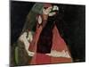 Cardinal and Nun (Tendernes), 1912-Egon Schiele-Mounted Giclee Print