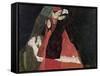 Cardinal and Nun (Tenderness)-Egon Schiele-Framed Stretched Canvas