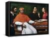 Cardinal Bandinello Sauli, His Secretary, and Two Geographers, 1516-Sebastiano del Piombo-Framed Stretched Canvas