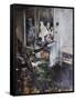 Cardinal Bernini in Painter's Room-Giovanni Boldini-Framed Stretched Canvas