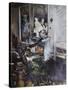 Cardinal Bernini in Painter's Room-Giovanni Boldini-Stretched Canvas