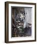 Cardinal Bernini in Painter's Room-Giovanni Boldini-Framed Giclee Print