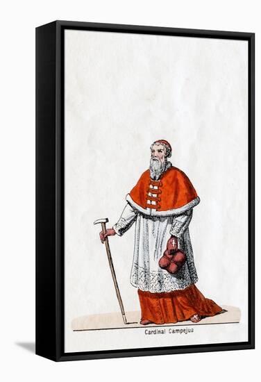 Cardinal Campeius, Costume Design for Shakespeare's Play, Henry VIII, 19th Century-null-Framed Stretched Canvas