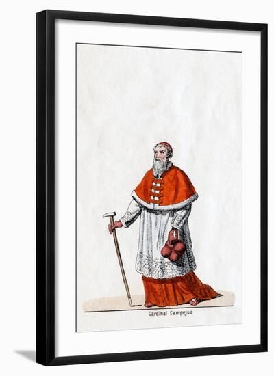 Cardinal Campeius, Costume Design for Shakespeare's Play, Henry VIII, 19th Century-null-Framed Giclee Print