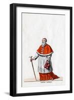 Cardinal Campeius, Costume Design for Shakespeare's Play, Henry VIII, 19th Century-null-Framed Giclee Print