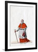 Cardinal Campeius, Costume Design for Shakespeare's Play, Henry VIII, 19th Century-null-Framed Giclee Print