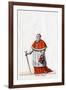 Cardinal Campeius, Costume Design for Shakespeare's Play, Henry VIII, 19th Century-null-Framed Giclee Print