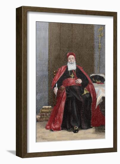 Cardinal Charles Lavigerie (1825-1892)-Leon Joseph Florentin Bonnat-Framed Giclee Print