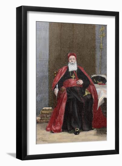 Cardinal Charles Lavigerie (1825-1892)-Leon Joseph Florentin Bonnat-Framed Giclee Print