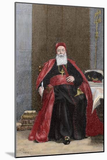 Cardinal Charles Lavigerie (1825-1892)-Leon Joseph Florentin Bonnat-Mounted Giclee Print