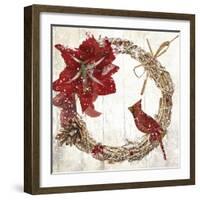 Cardinal Christmas II-Color Bakery-Framed Giclee Print