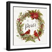 Cardinal Christmas III-Silvia Vassileva-Framed Photographic Print