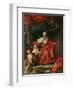 Cardinal De Bouillon (1643-1715) Opening the "Holy Door," 1708-Hyacinthe Rigaud-Framed Giclee Print