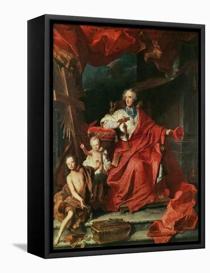 Cardinal De Bouillon (1643-1715) Opening the "Holy Door," 1708-Hyacinthe Rigaud-Framed Stretched Canvas