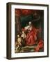 Cardinal De Bouillon (1643-1715) Opening the "Holy Door," 1708-Hyacinthe Rigaud-Framed Giclee Print