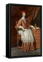 Cardinal De Richelieu-Philippe De Champaigne-Framed Stretched Canvas