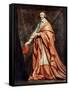 Cardinal De Richelieu-Philippe De Champaigne-Framed Stretched Canvas