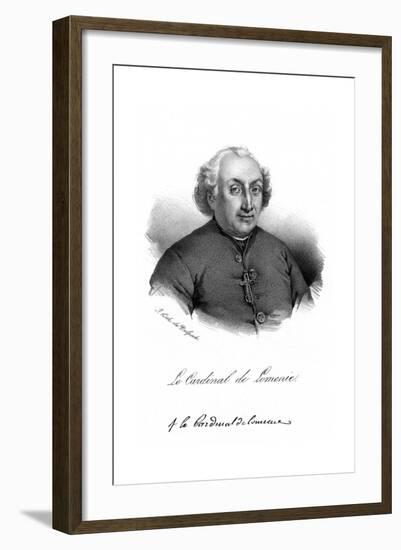 Cardinal Etienne Lomenie-null-Framed Giclee Print