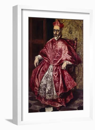 Cardinal Fernando Nino De Guevara, Ca.1601-El Greco-Framed Giclee Print