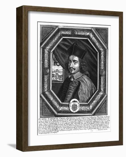 Cardinal Flavio Chigi-Balthasar Moncornet-Framed Art Print