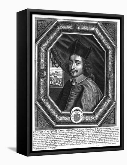 Cardinal Flavio Chigi-Balthasar Moncornet-Framed Stretched Canvas