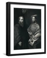 Cardinal Hippolito De Medici and Sebastiano Del Piombo-Sebastiano del Piombo-Framed Giclee Print