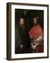 Cardinal Ippolito De' Medici and Monsignor Mario Bracci, after 1532-Girolamo da Carpi-Framed Giclee Print