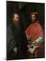 Cardinal Ippolito De' Medici and Monsignor Mario Bracci, after 1532-Girolamo da Carpi-Mounted Giclee Print