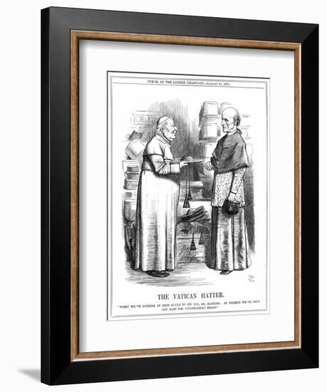 Cardinal Manning and Pope-John Tenniel-Framed Art Print