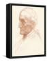 Cardinal Manning, C1857-1903-Alphonse Legros-Framed Stretched Canvas