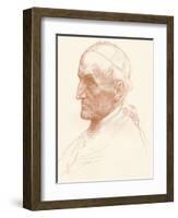 Cardinal Manning, C1857-1903-Alphonse Legros-Framed Giclee Print