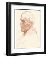 Cardinal Manning, C1857-1903-Alphonse Legros-Framed Giclee Print