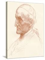 Cardinal Manning, C1857-1903-Alphonse Legros-Stretched Canvas