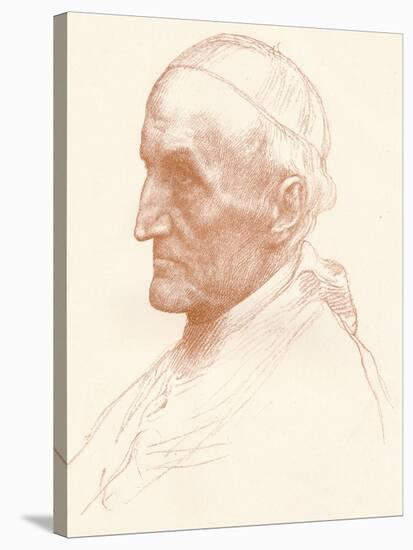 Cardinal Manning, C1857-1903-Alphonse Legros-Stretched Canvas