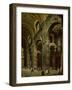 Cardinal Melchior De Polignac (1661-1742) Visiting St. Peter's in Rome-Giovanni Paolo Pannini-Framed Giclee Print