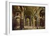 Cardinal Melchior De Polignac Visiting the Basilica of Saint Peter in Rome-Giovanni Paolo Panini-Framed Giclee Print