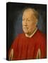 Cardinal Niccolò Albergati (1375-144), Ca 1435-Jan van Eyck-Stretched Canvas