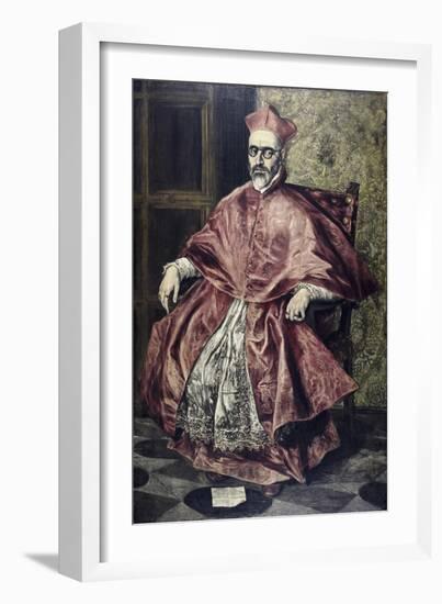 Cardinal Nino de Guevara-El Greco-Framed Giclee Print