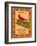 Cardinal Quilt-Mark Frost-Framed Giclee Print