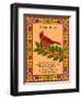 Cardinal Quilt-Mark Frost-Framed Giclee Print