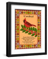 Cardinal Quilt-Mark Frost-Framed Premium Giclee Print