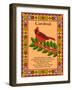 Cardinal Quilt-Mark Frost-Framed Giclee Print