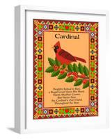 Cardinal Quilt-Mark Frost-Framed Giclee Print