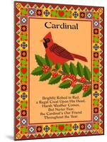 Cardinal Quilt-Mark Frost-Mounted Giclee Print