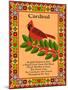 Cardinal Quilt-Mark Frost-Mounted Giclee Print