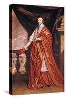 Cardinal Richelieu, French Prelate and Statesman, 1640-Philippe De Champaigne-Stretched Canvas