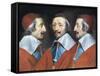 Cardinal Richelieu, French Prelate and Statesman, C1642-Philippe De Champaigne-Framed Stretched Canvas