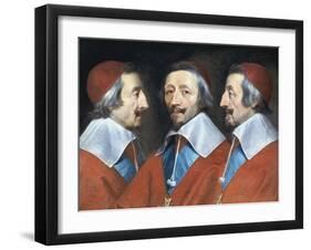 Cardinal Richelieu, French Prelate and Statesman, C1642-Philippe De Champaigne-Framed Giclee Print